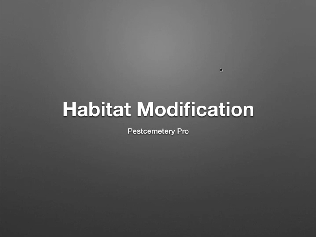 Habitat Modification
