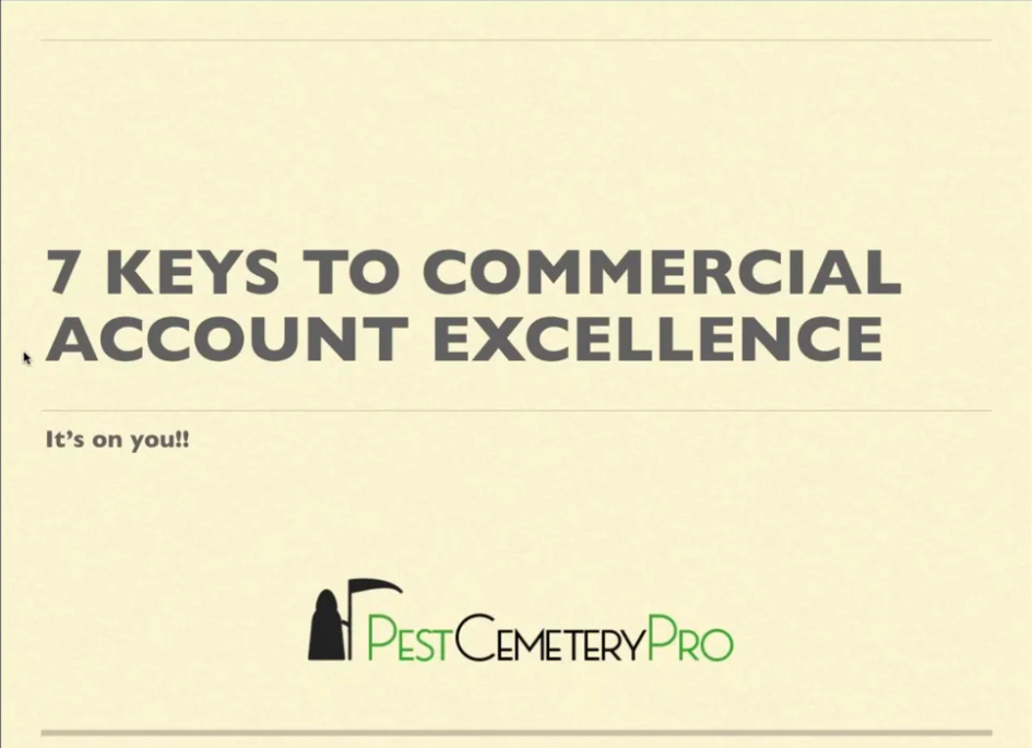 7 Keys to Commercial Account Excellence